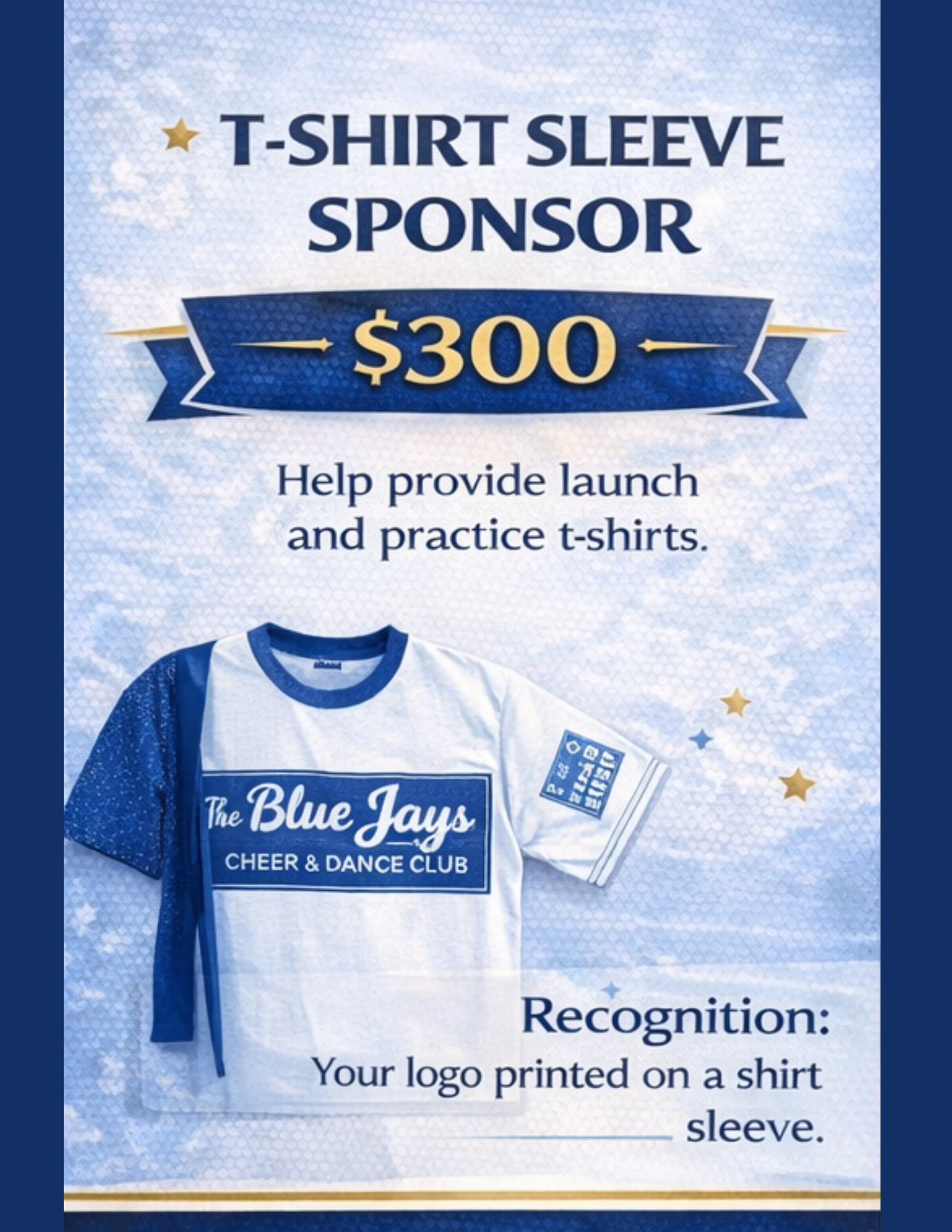 T-Shirt Sleeve Sponsor